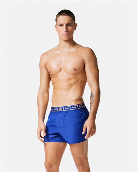 versace medusa swim shorts fake|Versace Greca Border Swim Shorts .